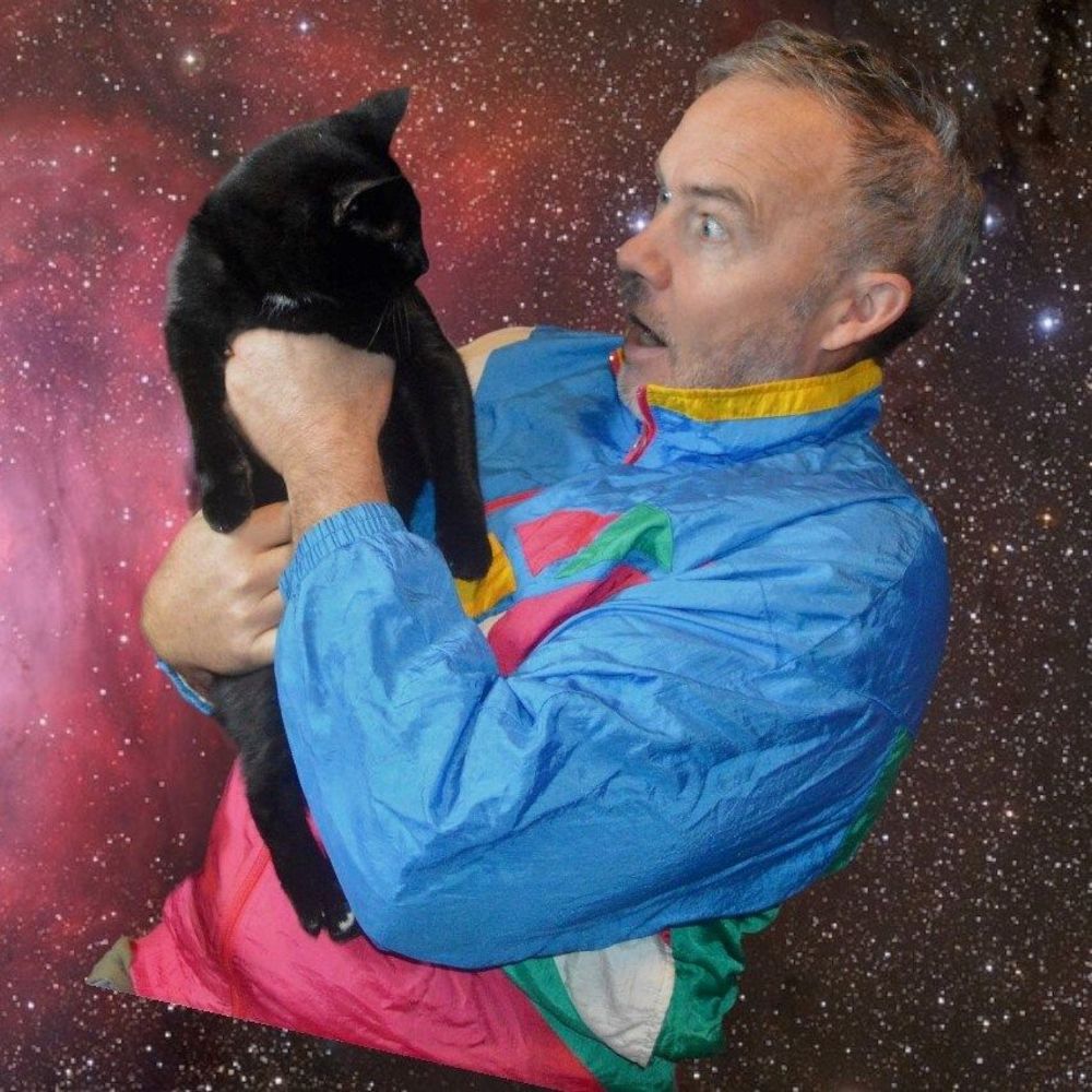 Swishy Nylon Bocoo Primary Colors Geometric Abstract Zip Up Lined Jacket Coat L